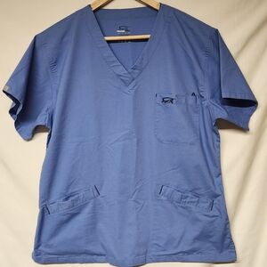 Iguana Med Scrub Top Size Medium